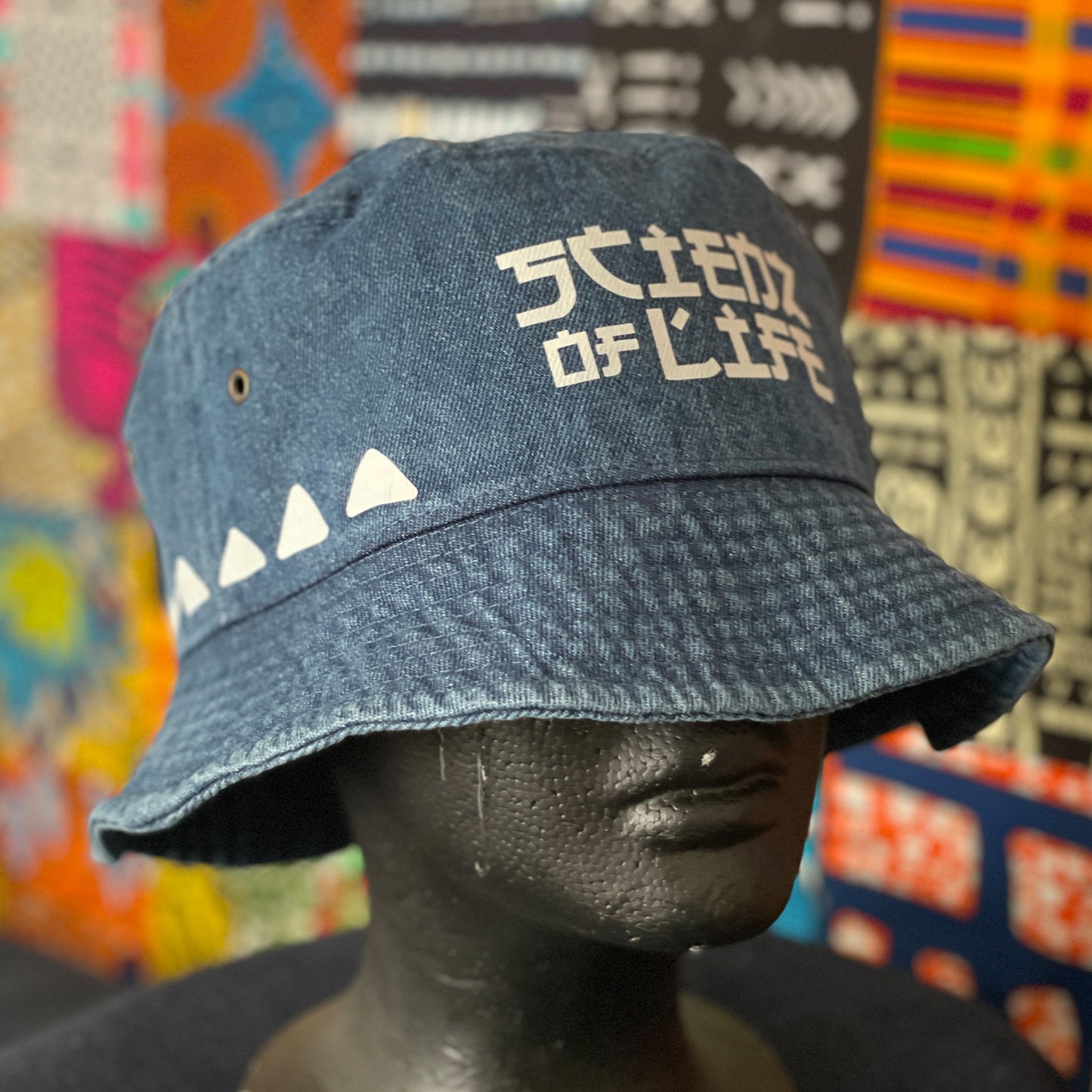 Scienz Of Life Denim Bucket Hat