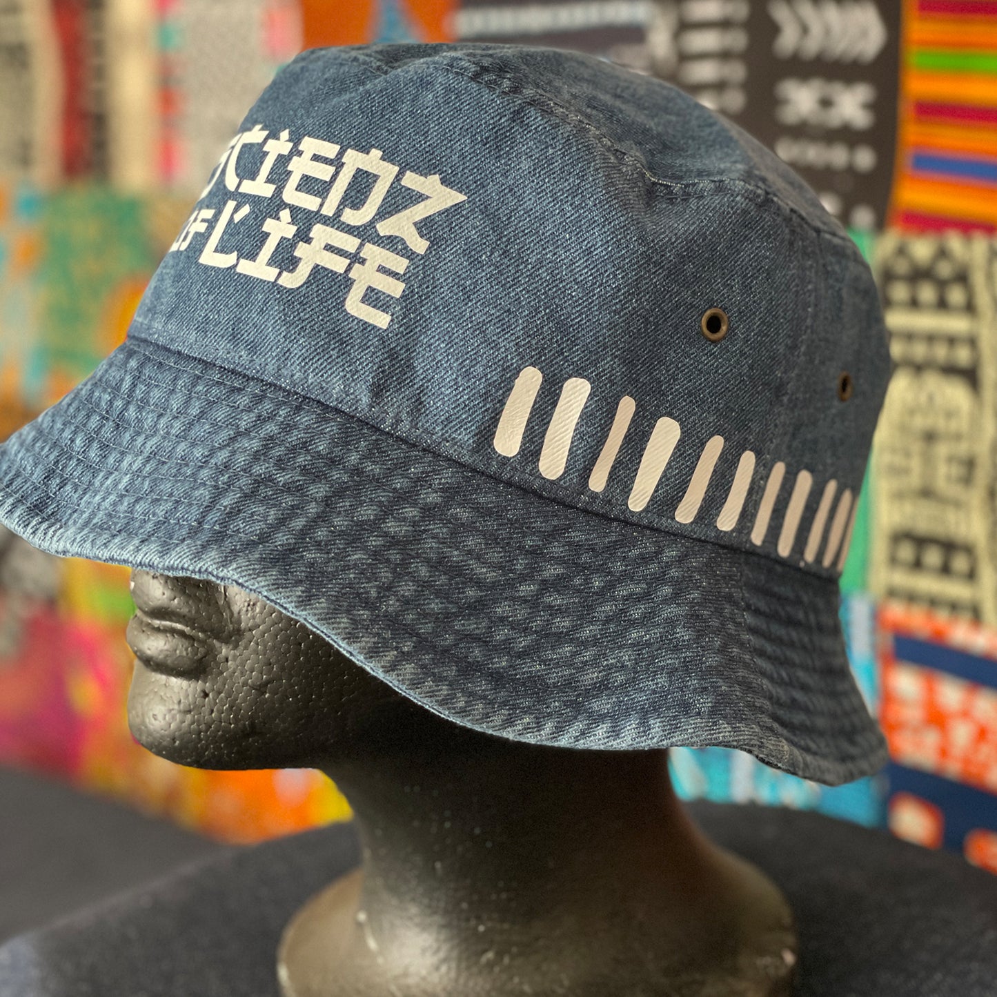 Scienz Of Life Denim Bucket Hat