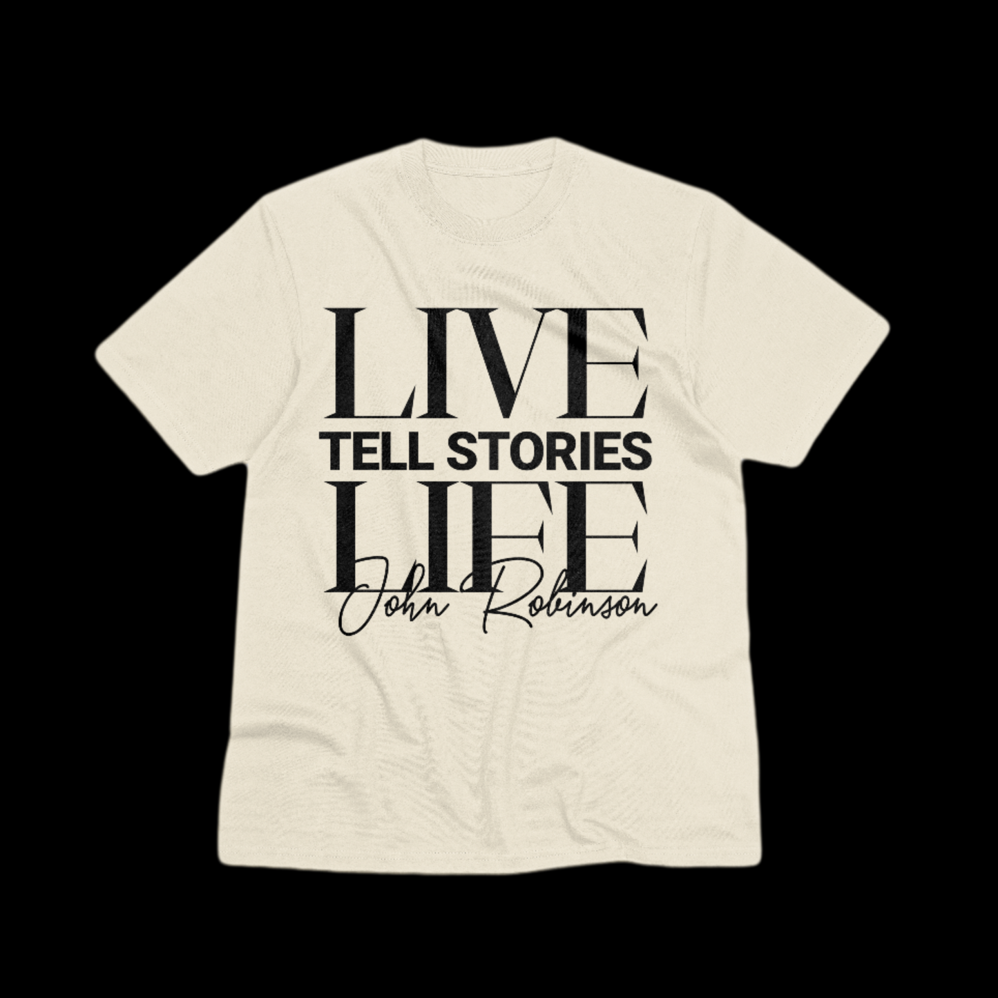0... John Robinson’s Storyteller Tee