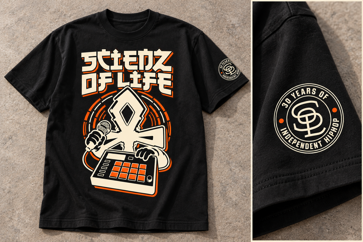 0 Scienz Of Life - Ankh, Rhymes and Beats Tee