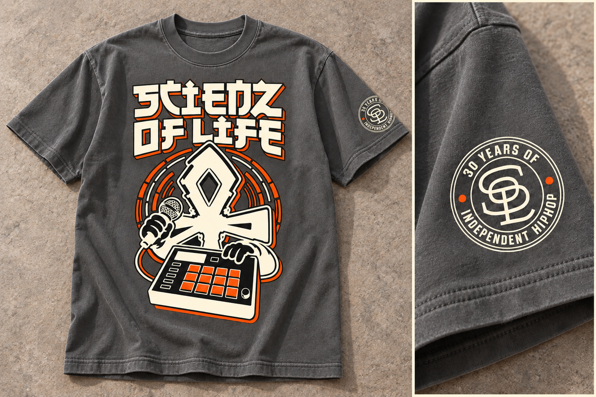 0 Scienz Of Life - Ankh, Rhymes and Beats Tee
