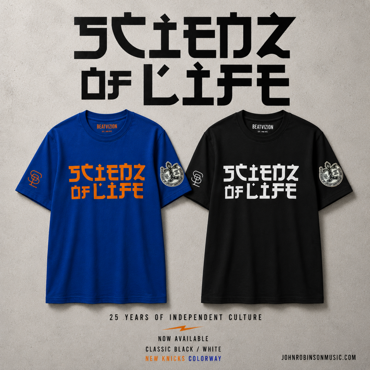 0 Scienz Of Life Spell Out & OG Logo T-Shirts (UNISEX)